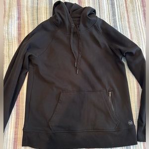 We Wander Plain Black Hoodie